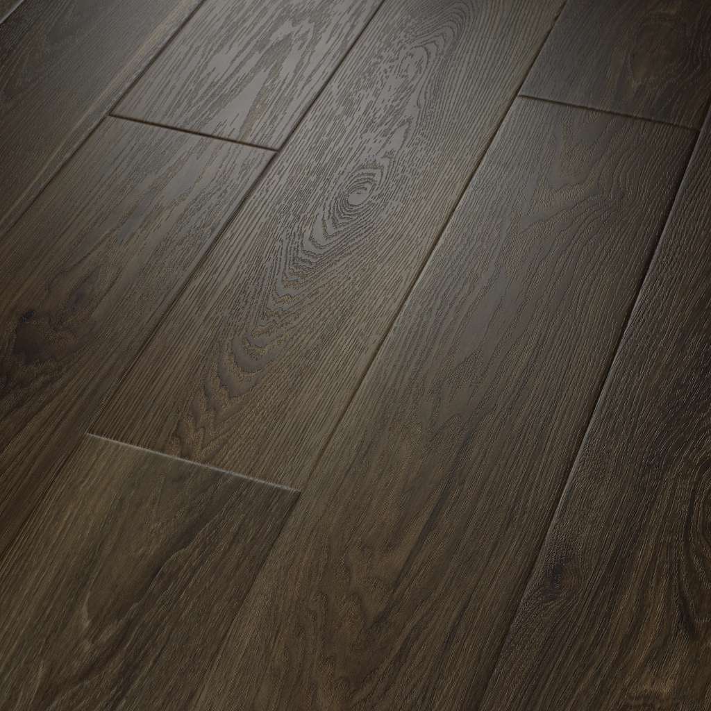   Charred Earth Natural Bevel waterproof luxury vinyl flooring in wood look
